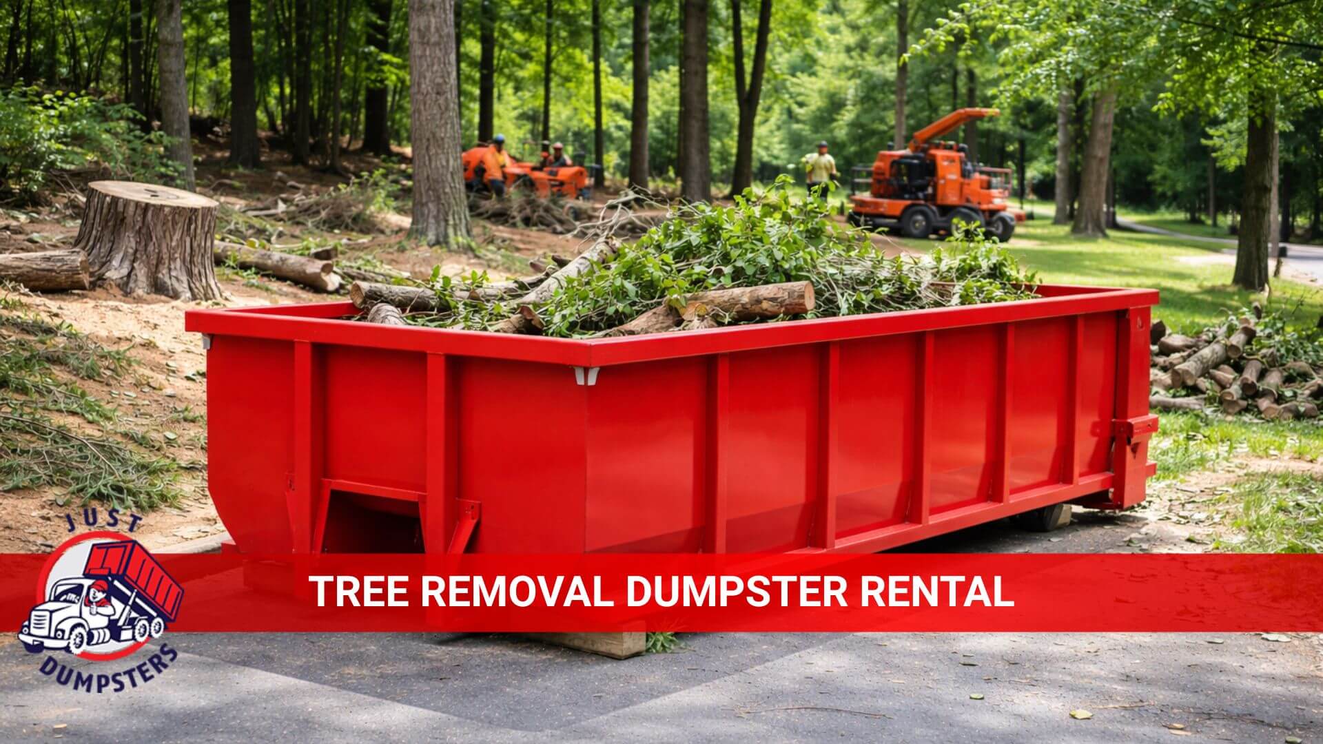 tree removal dumpster rental